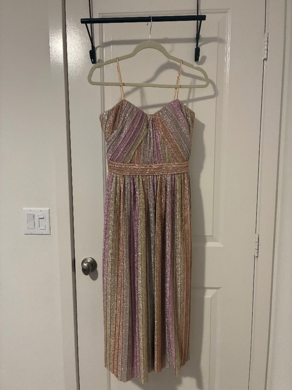 Vince Camuto Rainbow Shimmer Dress